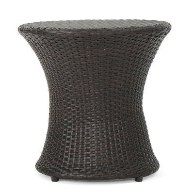 Thrive - Hourglass Rattan Table With No Glass Top