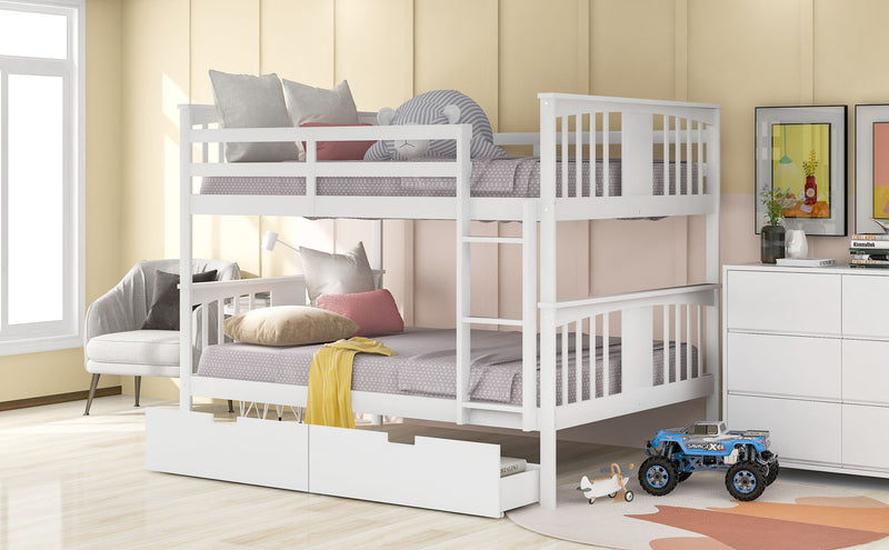 Bunk Bed With Ladder For Bedroom, Guest Room Furniture