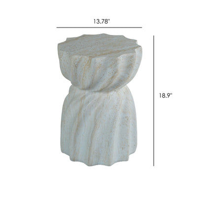 Outdoor End Table - Marble