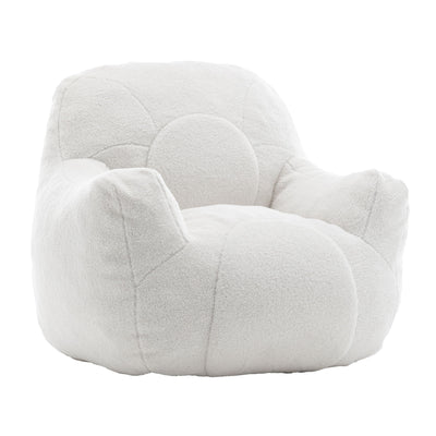 Comfy Bean Bag Chair With Filler, Fluffy And Cozy Seating