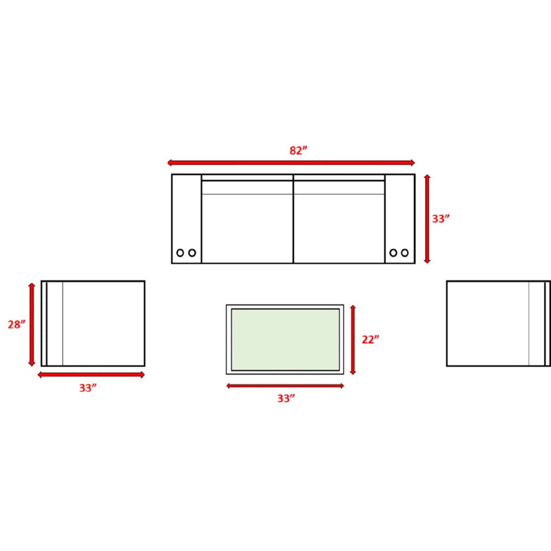 Stylish Modular Wicker Patio Seating Group