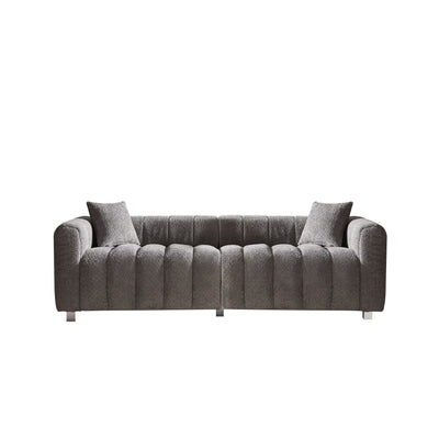 Modern 3 Seater Sofa With 2 Pillows