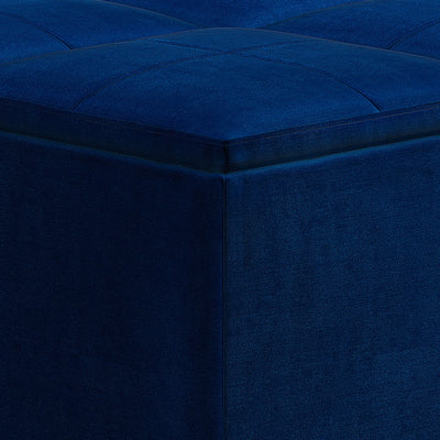 Avalon - Square Coffee Table, Storage Ottoman