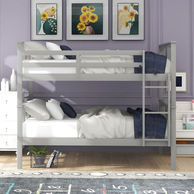Bunk Bed With Ladder For Bedroom, Guest Room Furniture