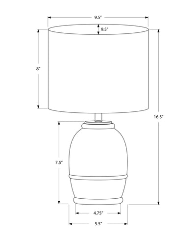 Lighting, Resin, Contemporary - Cream