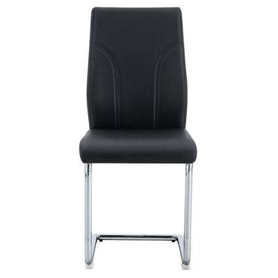 Modern Dining Chairs With High Backrest And Sturdy Legs