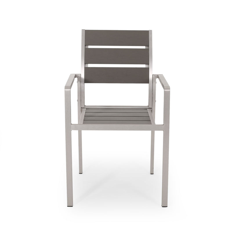 Dreamlan - Outdoor Aluminum Dining Chair (Set of 2)