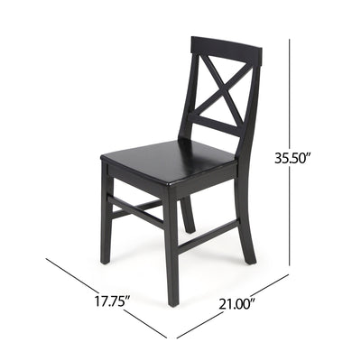 Plethora - Dining Chair With X Shaped Back (Set of 2)
