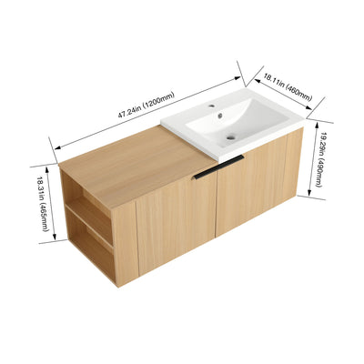 Modern Bathroom Vanity Sink Combo With Spacious Storage