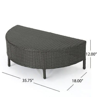 Pt Limon - Outdoor Coffee Table Half Round Design