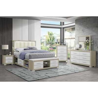 Messa - Bed With Storage Features And LED Lighting