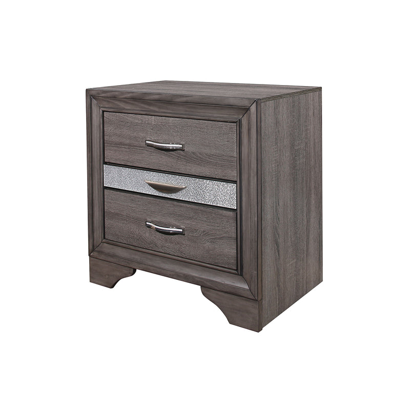 Ryder - Sparkle Nightstand - Gray