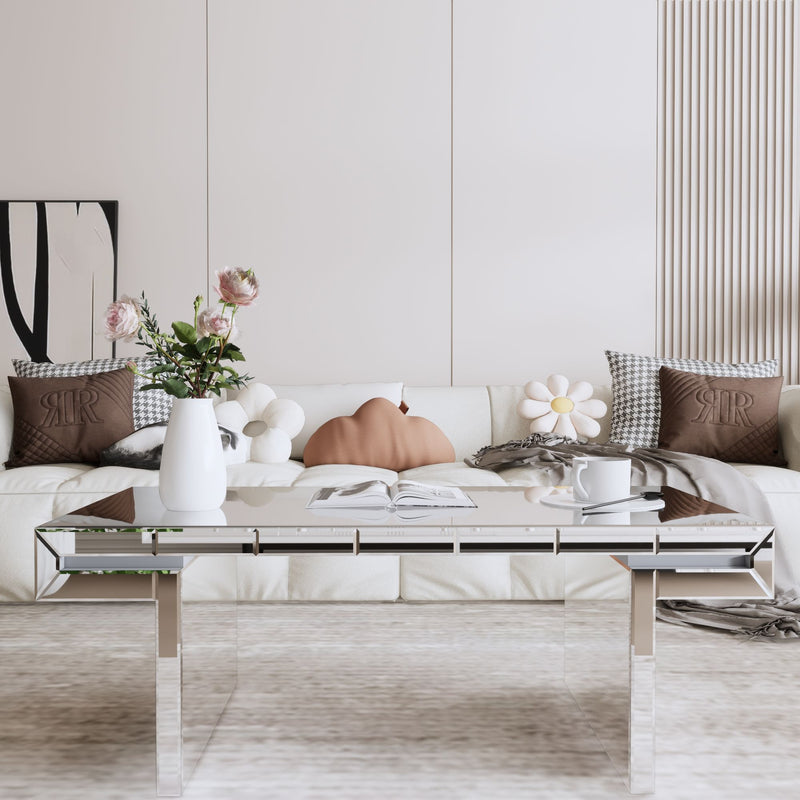 American Vintage Industrial Coffee Table, Double Tier Design