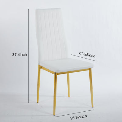 Golden Leg Dining Chair (Set of 4)
