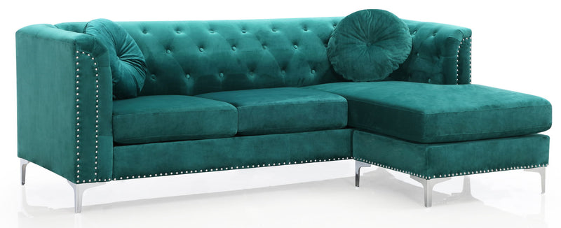 Pompano - Micro Suede Sofa Chaise