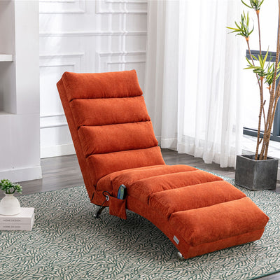 Massage Chaise Lounge Indoor With Remote Control, Ergonomic Electric Massage Lounger