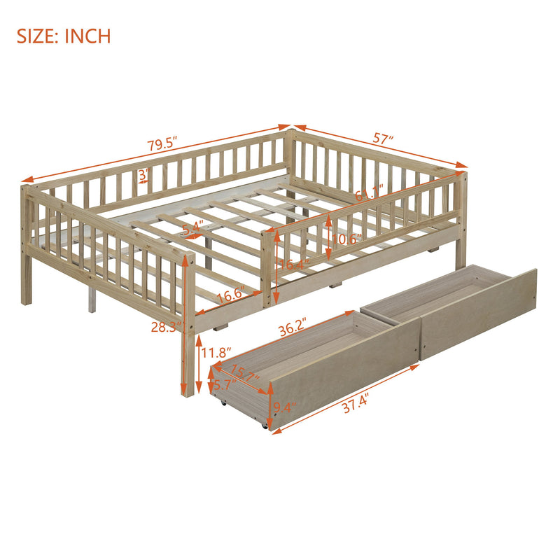 Multi Functional Wooden Daybed Bed