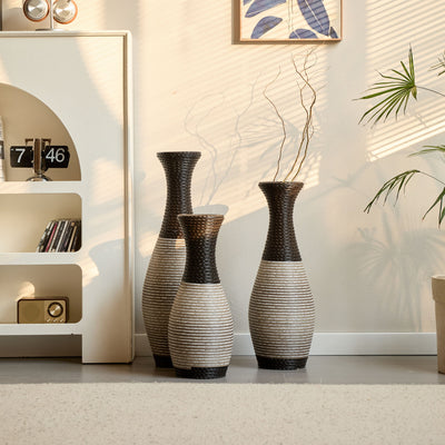 Designer Floor Vases, Large Vases For Home Decor Flooring (Set of 3)
