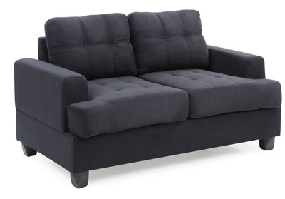 Stylish Transitional Loveseat For Two