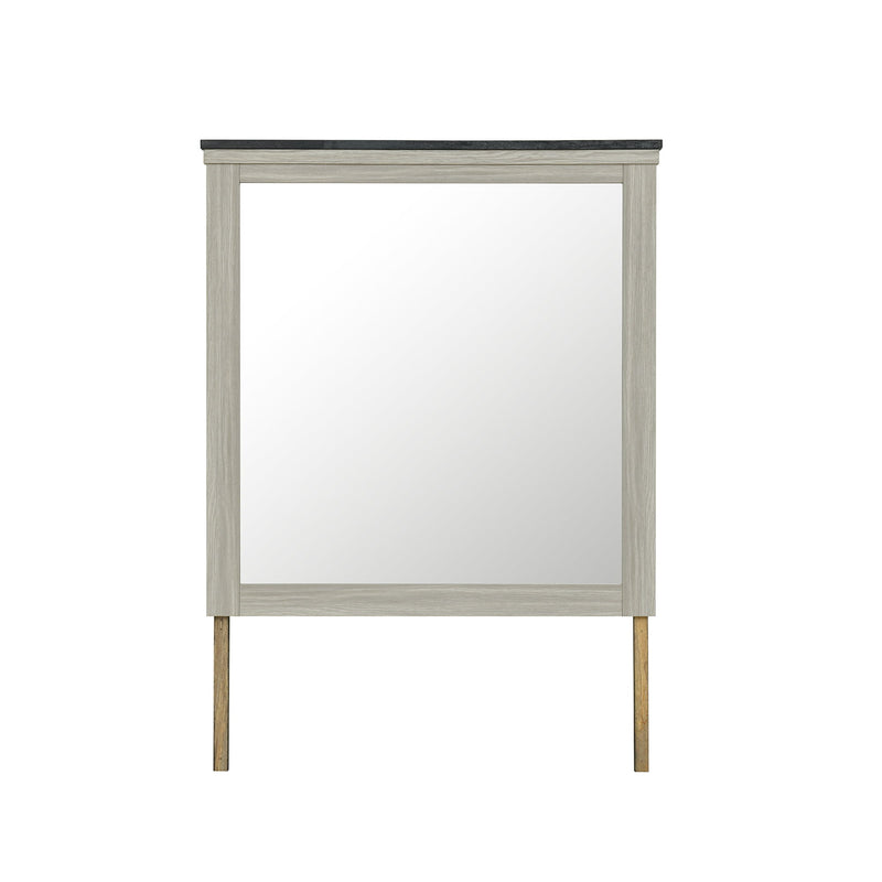 Augusta - Mirror With Sleek Frame, Large Scale Mirror For Dresser - Beige Brown