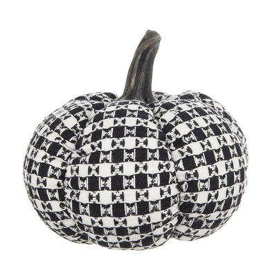 Plaid Pumpkin Decor, For Holiday Halloween Decoration