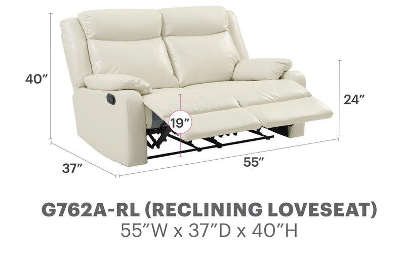 Stylish Reclining Loveseat For Two