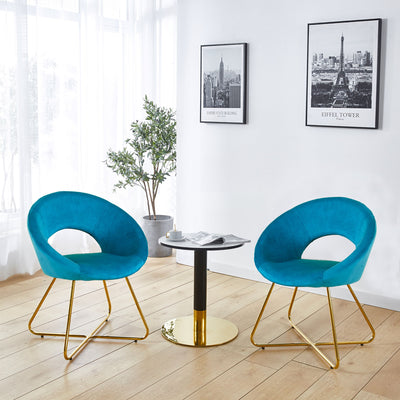 Modern Accent Velvet Lounge Chair