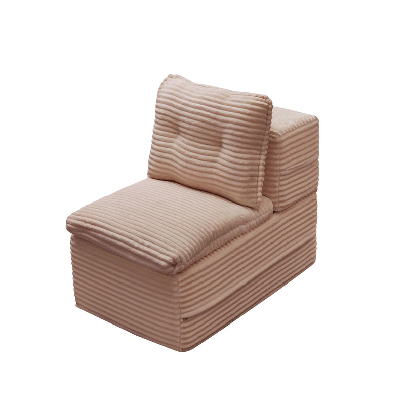 Multi Functional Sectional Sofa Bed With Independent Chaise Lounge And Functional Blanket