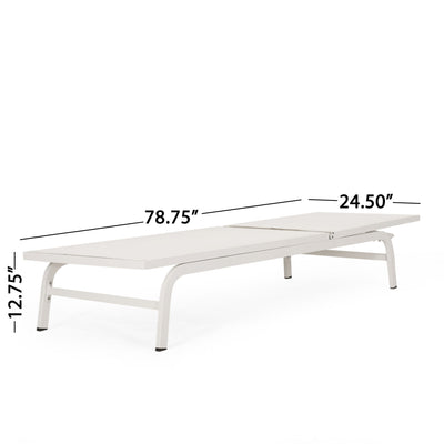 Finn - Contemporary Chaise Lounge For Outdoor Relaxation