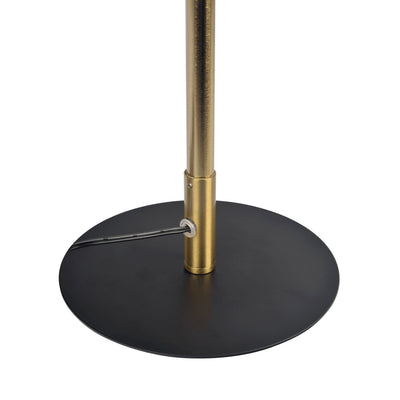 Dimond - LED Table Lamp With On / Off Switch Round Base - Black / Gold