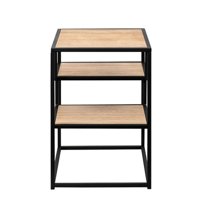 Modern Minimal Floating Shelf Side Table - Coastal Oak