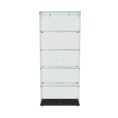 Premium 5 Tier Glass Display Case With 5 Dynamic LED Modes