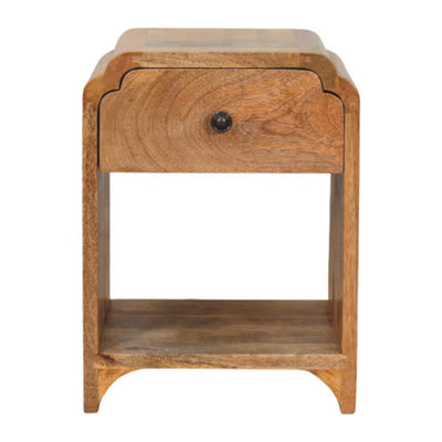 Newton - Mini Nightstand With A Drawer And Open Shelf