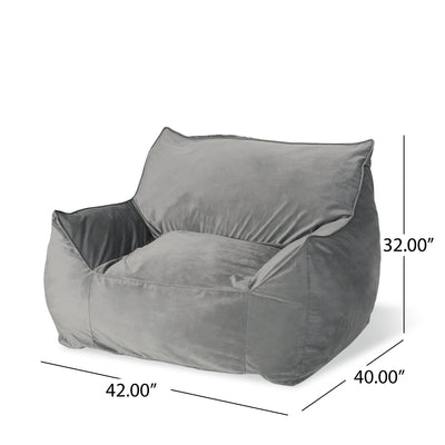 Allea - Bean Bag Chair With Armrests