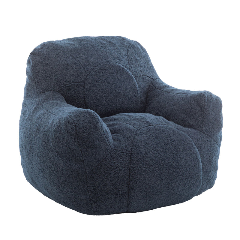 Comfy Bean Bag Chair With Filler, Fluffy And Cozy Seating