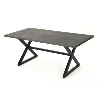 Rolando - Outdoor Aluminum Dining Table With Steel Frame