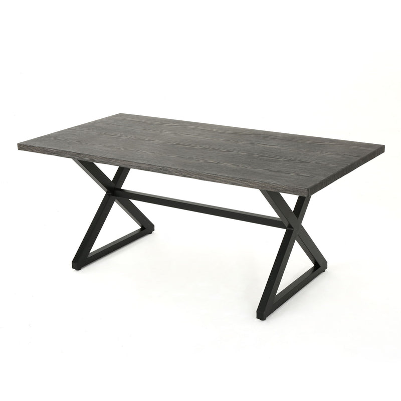 Rolando - Outdoor Aluminum Dining Table With Steel Frame