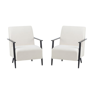 Modern Lounge Chair With Polyester Upholstery