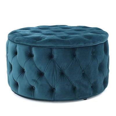 Modern Glam Ottoman Velvet