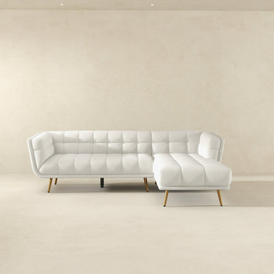 Addison - L Shape Sectional Sofa Tufted
