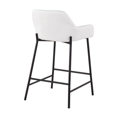 Daniella - Contemporary Fixed Height Counter Stool (Set of 2)