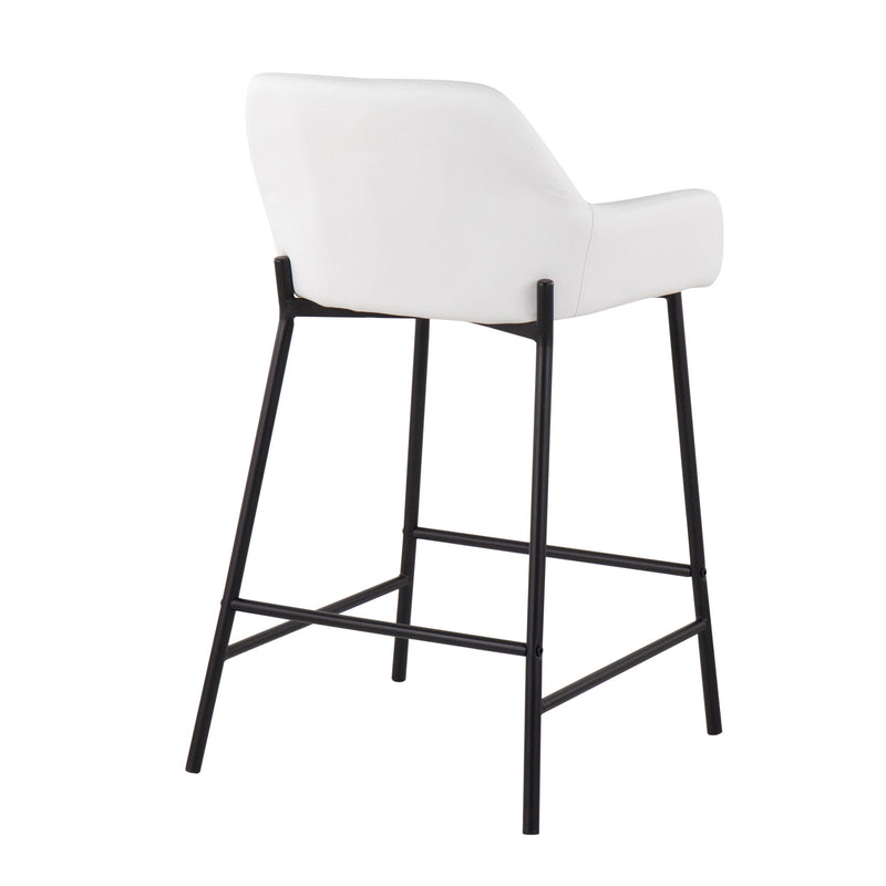 Daniella - Contemporary Fixed Height Counter Stool (Set of 2)