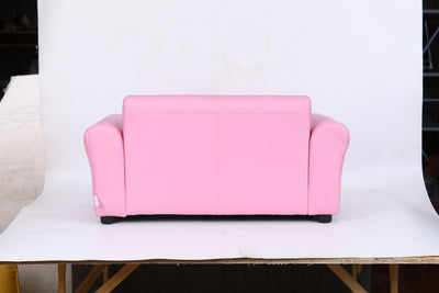 Kids Club Chair Sofa / Sectional And Ottoman - Pink