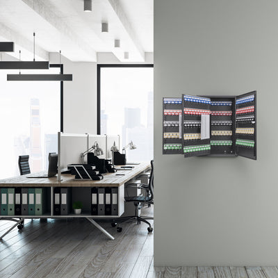 Adjustable Key Cabinet With Combination Lock