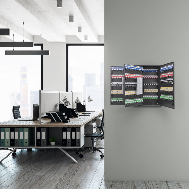 Adjustable Key Cabinet With Combination Lock