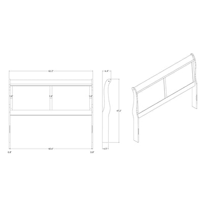 Charlston - 5 Piece Bedroom Set With LED Headboard