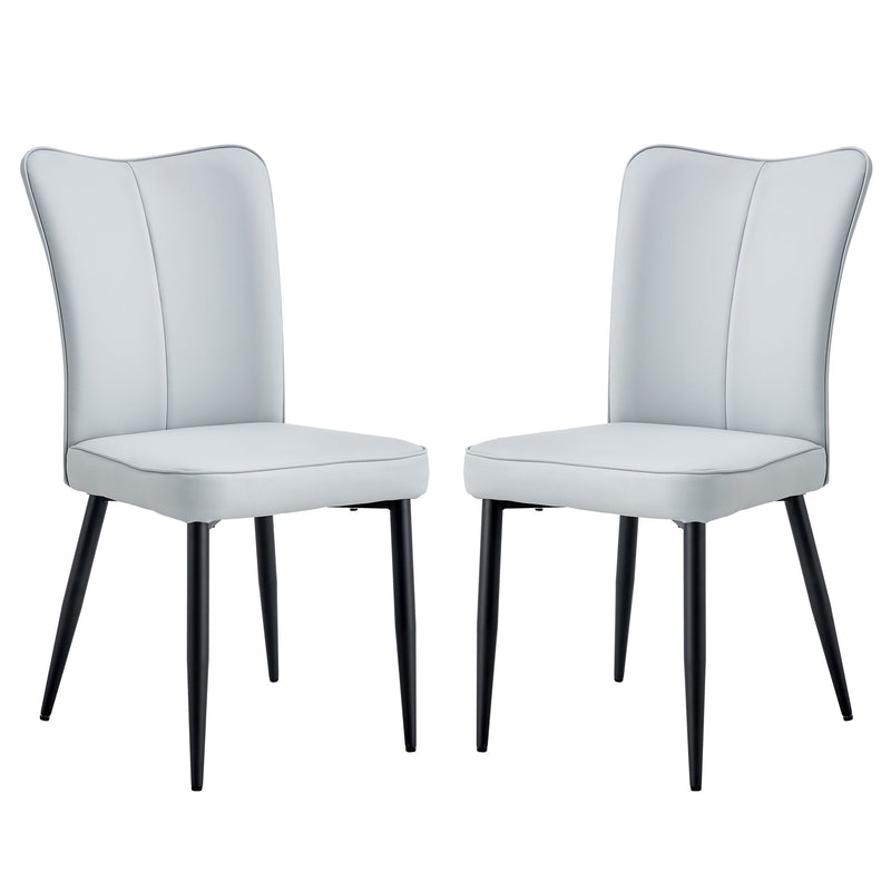 Modern Minimalist Dining Chairs (Set of 2)