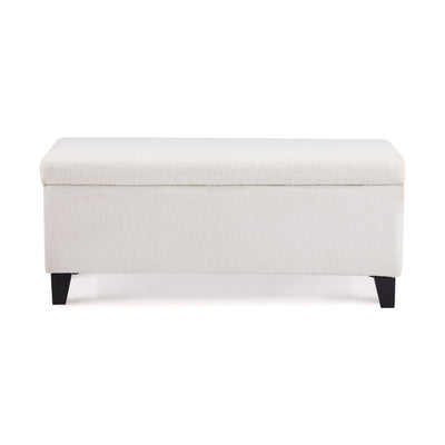 Storage Ottoman With Flip Top Lid