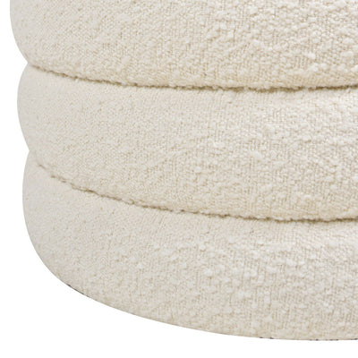 Fuji - Oversized Round Storage Ottoman