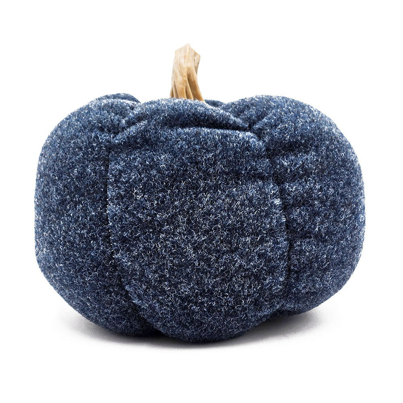 Pumpkin Ornament Decor For Holiday Harvest Festival Fall Festival & Thanksgiving (Set of 3) - Blue